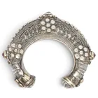  Preview image for Antique Tribal Metal & Gemstone Inlay 