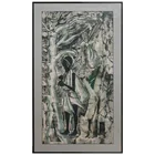  Preview image for Signed Abstract African Figural Textile 