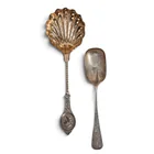  Preview image for (2 pc) Antique Sterling Silver Serving 