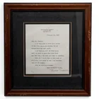  Preview image for Eleanor Roosevelt Framed Signed Letter 