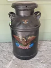  Preview image for Lot# 800 - METAL MILK CAN WITH EAGLE DEC 