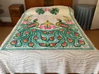  Preview image for Lot# 819 - VINTAGE PEACOCK  CHENILLE BED 