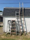  Preview image for Lot# 843 - ALUMINUM AND WOOD STEPLADDERS 