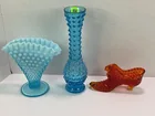  Preview image for Lot# 856 - FENTON FAN VASE AND GLASS SHO 