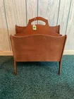  Preview image for Lot# 866 - ANTIQUE WOOD MAGAZINE RACK WI 
