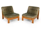  Preview image for PAIR OF ROLF BENZ LEATHER LOUNGE CHAIRS 