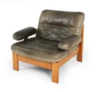  Preview image for ROLF BENZ GERMAN LEATHER LOUNGE CHAIR C. 