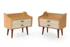  Preview image for MID-CENTURY GERMAN BIRCH NIGHTSTANDS 