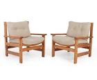  Preview image for PAIR OF THUKA DANISH PINE LOUNGE CHAIRS 