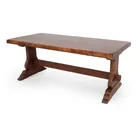  Preview image for DUTCH OAK TRESTLE DINING TABLE 