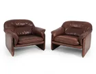  Preview image for PAIR OF DE SEDE DS-16 LEATHER LOUNGE 