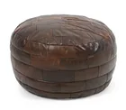  Preview image for DE SEDE STYLE SWISS LEATHER POUF OTTOMAN 