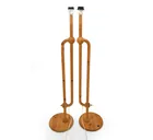  Preview image for PAIR OF HOLSCHER GERMAN PINE FLOOR LAMPS 