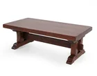  Preview image for DANISH OAK TRESTLE COFFEE TABLE 