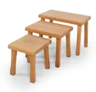  Preview image for DUTCH BRUTALIST OAK NESTING TABLES C. 