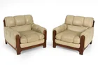  Preview image for PAIR OF EKORNES STYLE LEATHER LOUNGE 