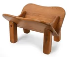  Preview image for VINTAGE DUTCH OAK MAGAZINE RACK 