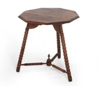  Preview image for DUTCH BOBBIN TURNED OAK SIDE TABLE C. 