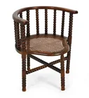  Preview image for DUTCH BOBBIN TURNED OAK & CANE CORNER 