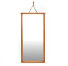 Preview image for SCANDINAVIAN OAK WALL MIRROR C. 1960S 
