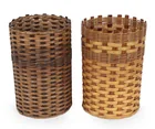  Preview image for PAIR OF WOVEN WICKER & PINE WASTE 