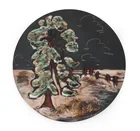  Preview image for RUSCHA ART GERMAN CERAMIC WALL PLAQUE C. 