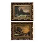  Preview image for (2) EUROPEAN LANDSCAPE O/B PAINTINGS 