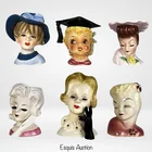  Preview image for 1950s-1960s Vintage Ceramic Lady Head 