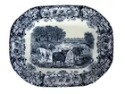  Preview image for Wedgwood Flow Blue Cattle Cow Serving 