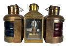  Preview image for Vintage Brass Ship Navigation Lanterns 