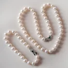  Preview image for 9 MM WHITE SOUTH SEA KNOTTED PEARL SET: 