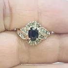 Preview image for 14K YELLOW GOLD OVAL BLUE SAPPHIRE ROUND 