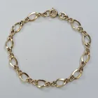  Preview image for 12KT GOLD FILLED FANCY LINKS BRACELET, 
