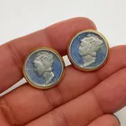  Preview image for GOLD TONE AND SILVER MERCURY DIME 1936 
