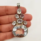  Preview image for STERLING SILVER OVAL SHAPE FACETED AND 