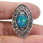  Preview image for STERLING SILVER OPAL MOSAIC TRIPLET 