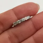  Preview image for STERLING SILVER CLEAR ROUND CZ INITIALS 
