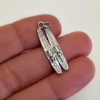  Preview image for STERLING SILVER WATER SKIS CHARM PENDANT 