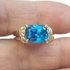  Preview image for GOLD PLATED STERLING SILVER SWISS BLUE 
