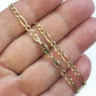  Preview image for 10K YELLOW GOLD FIGARO LINK ANKLET, 10" 