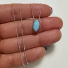  Preview image for STERLING SILVER MARQUISE SHAPE LARIMAR 