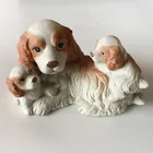  Preview image for HOMCO: PORCELAIN COCKER MAMA DOG WIH 2 