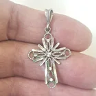  Preview image for STERLING SILVER CROSS SHAPE DANGLING 