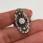  Preview image for STERLING SILVER CLEAR RHINESTONES, 