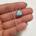  Preview image for STERLING SILVER TRIANGLE SHAPE LARIMAR 
