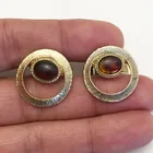  Preview image for VINTAGE GOLD TONE TEXTURED FINISH AMBER 