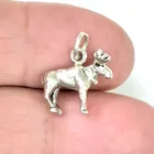  Preview image for VINTAGE STERLING SILVER MOOSE CHARM 