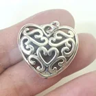  Preview image for STERLING SILVER HEART SHAPE DANGLING 
