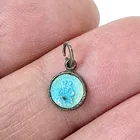  Preview image for VINTAGE STERLING SILVER BLUE ENAMEL ST 