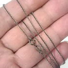  Preview image for OXIDIZED STERLING SILVER CHAIN, LENGTH 